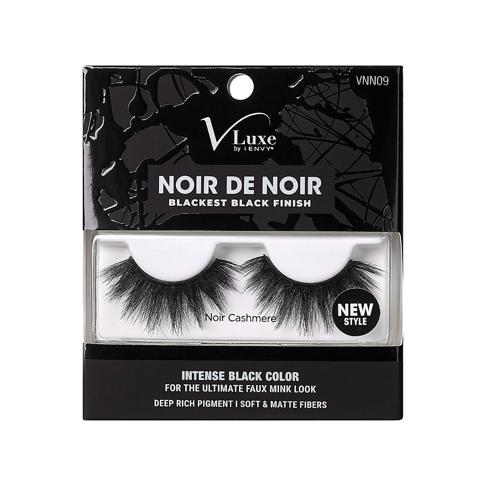 KISS V Luxe Noir De Noir Blackest Black Lashes "Noir Cashmere" #VNN09