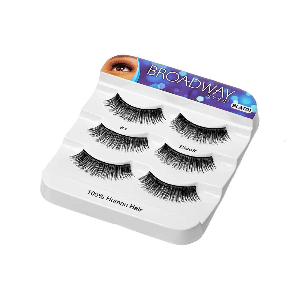 KISS Broadway 100% Human Hair Lashes Trio Pack - BLAT01