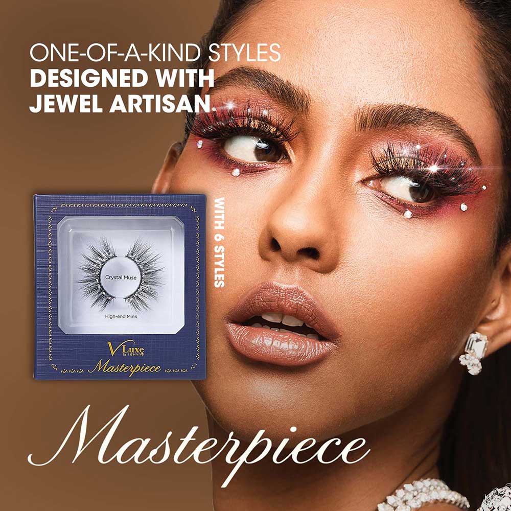 KISS V Luxe Masterpiece Mink Lashes "Royal Drop" #VMP01