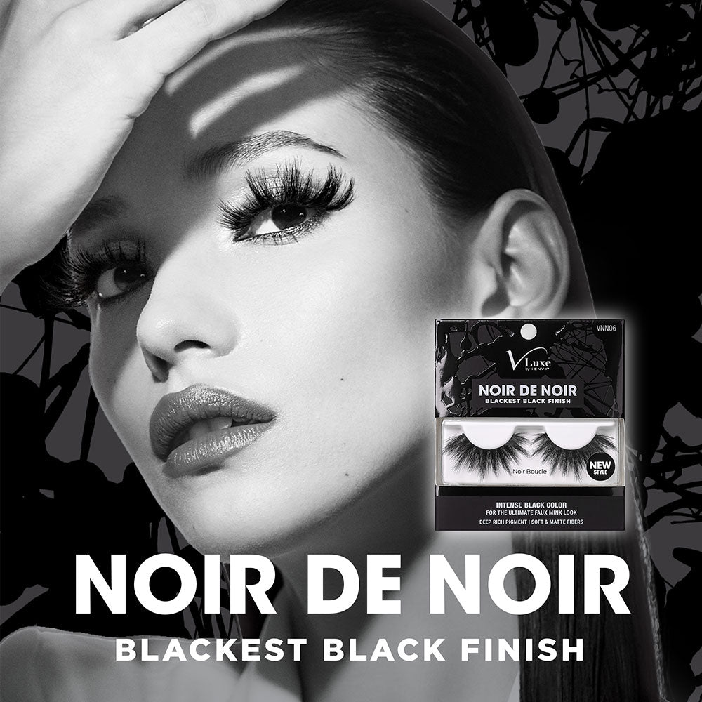 KISS V Luxe Noir De Noir Blackest Black Lashes "Noir Boucle" #VNN06
