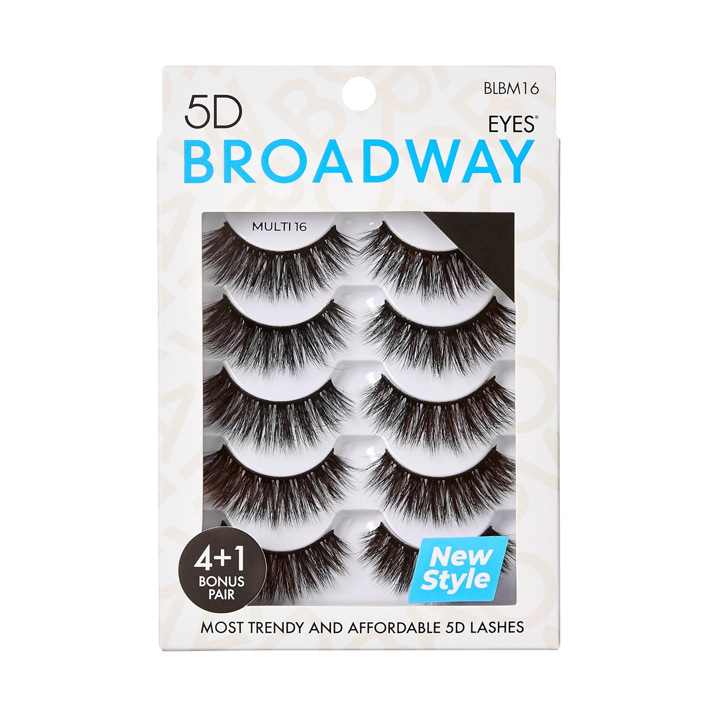 KISS Broadway 5D Lash Multi Pack - BLBM16