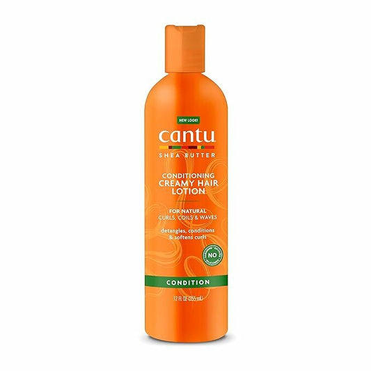  Cantu Conditioning Creamy Hair Lotion With Shea Butter For Natural Hair, 12 Fl Oz