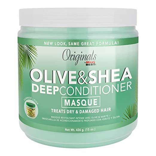 Africa's Best Organic Olive Oil Deep Conditioner, 15 Oz.