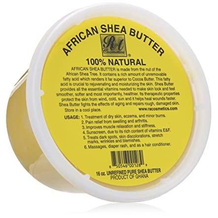  African Shea Butter 100% Natural 16oz - SOLID