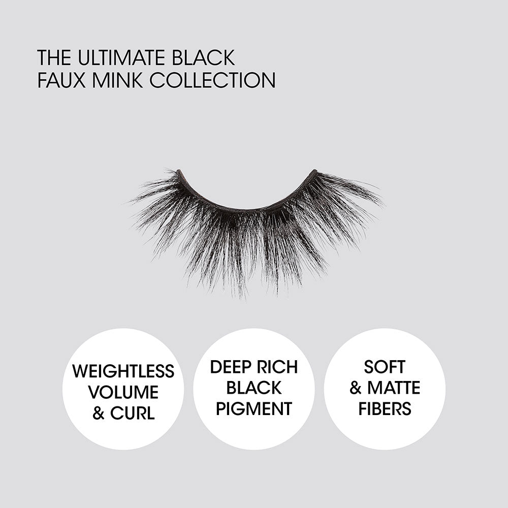 KISS V Luxe Noir De Noir Blackest Black Lashes "Noir Crepon" #VNN05