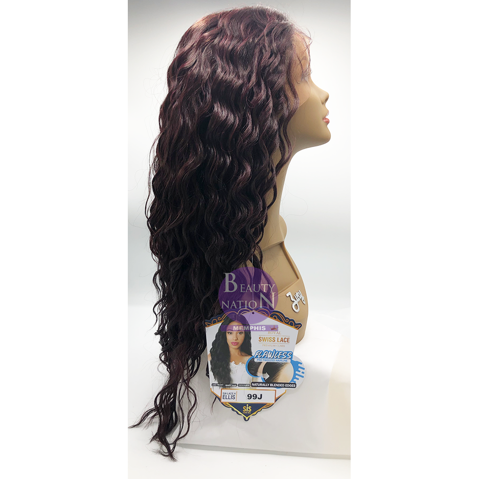  Zury Sis Synthetic Hair Lace Front Wig Flawless Pre Tweezed Hair Line SW-Lace H Ellis