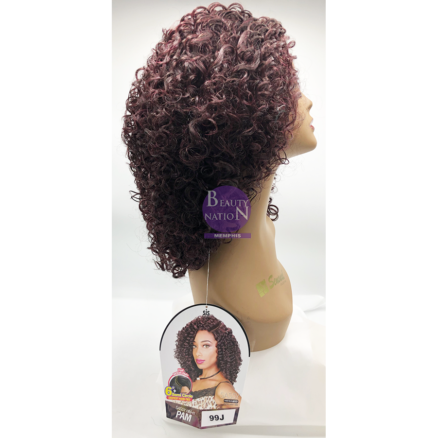  Zury Sis Sassy 6" Deepest Hand-Tied Moon Part Wig Sassy HM-H Pam