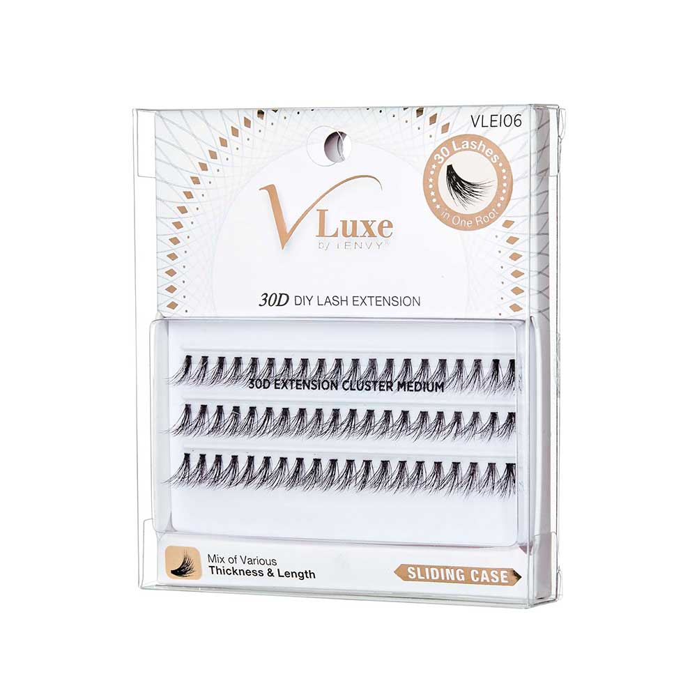 KISS V Luxe 30D Cluster Lash Extension Lashes Medium #VLEI06