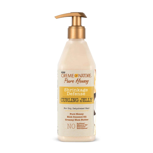  Creme Of Nature Pure Honey Curl Shrinkage And Definition Styling Cream Jelly, 12 Oz