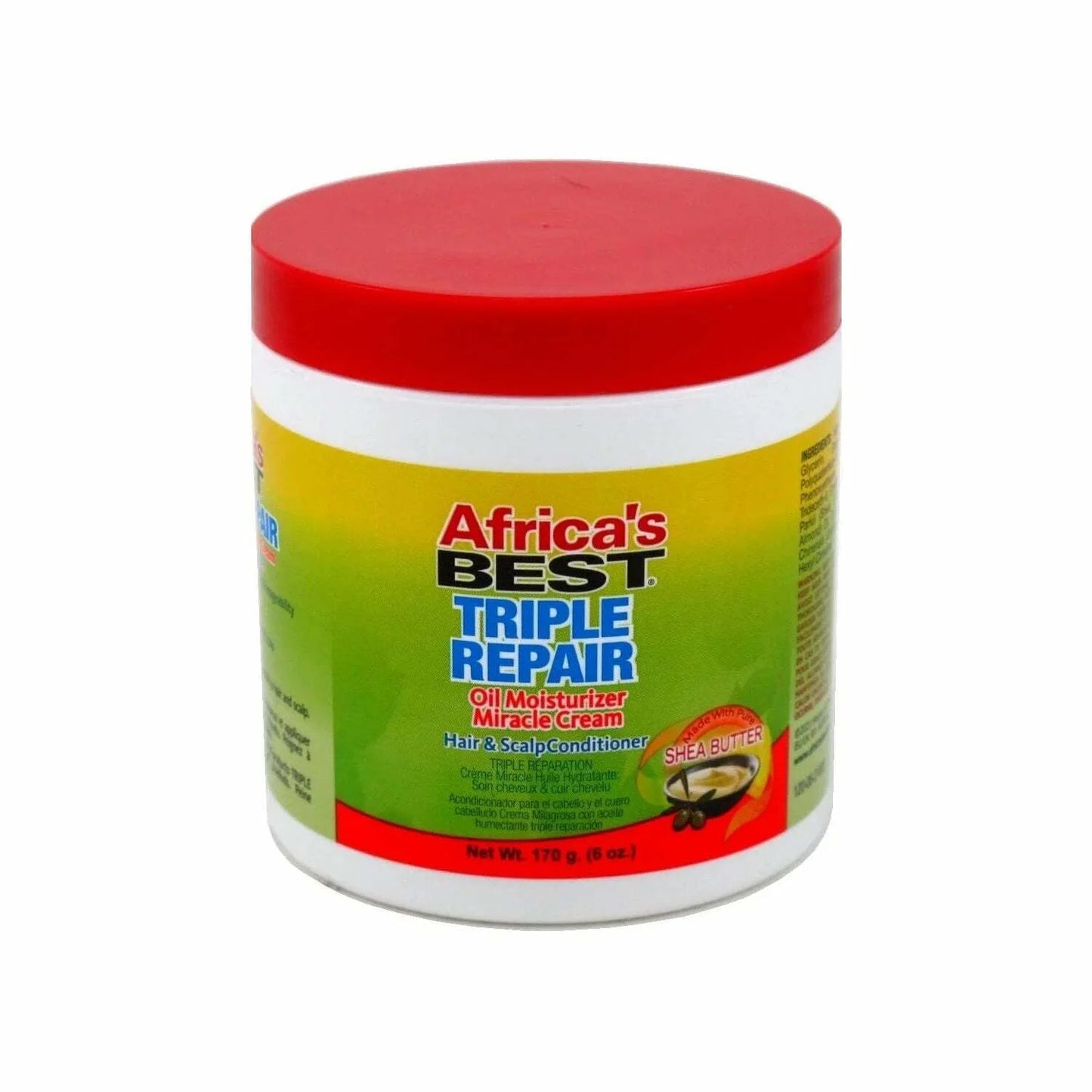  Africa's Best Hair And Scalp Conditioner Triple Repair, 6 Oz.