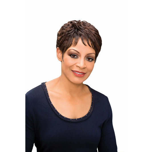 Foxy Silver Synthetic Natural Wig - ETTA