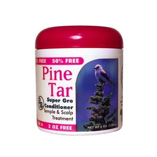  BB Pine Tar Super Gro Conditioner Hair & Scalp Treatment 6 Oz