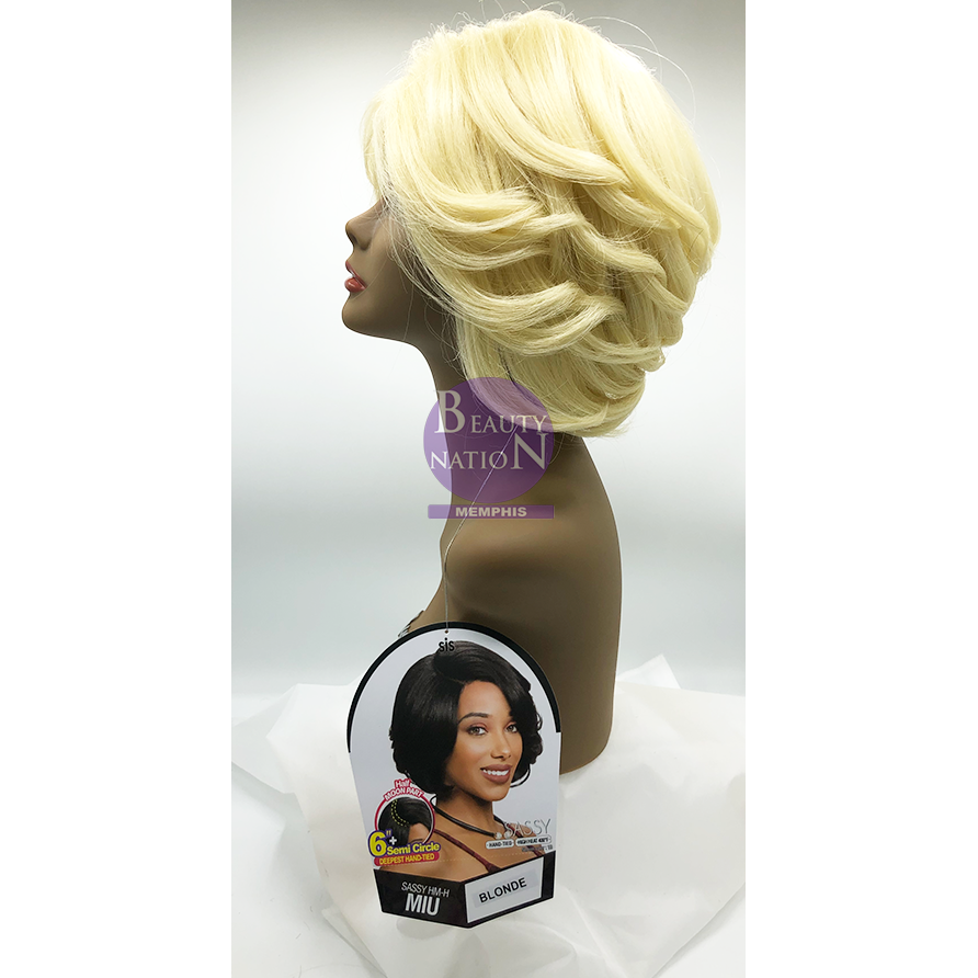  Zury Sis Sassy Synthetic Hair Wig - SASSY HM H MIU (6 Inch Half Moon Part)