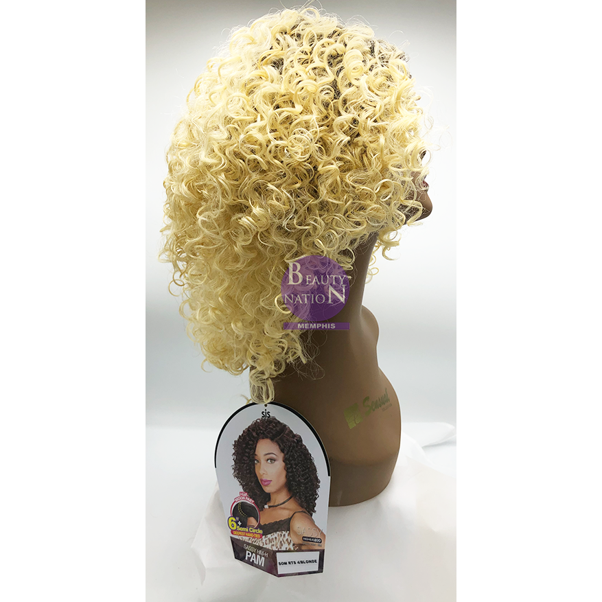  Zury Sis Sassy 6" Deepest Hand-Tied Moon Part Wig Sassy HM-H Pam