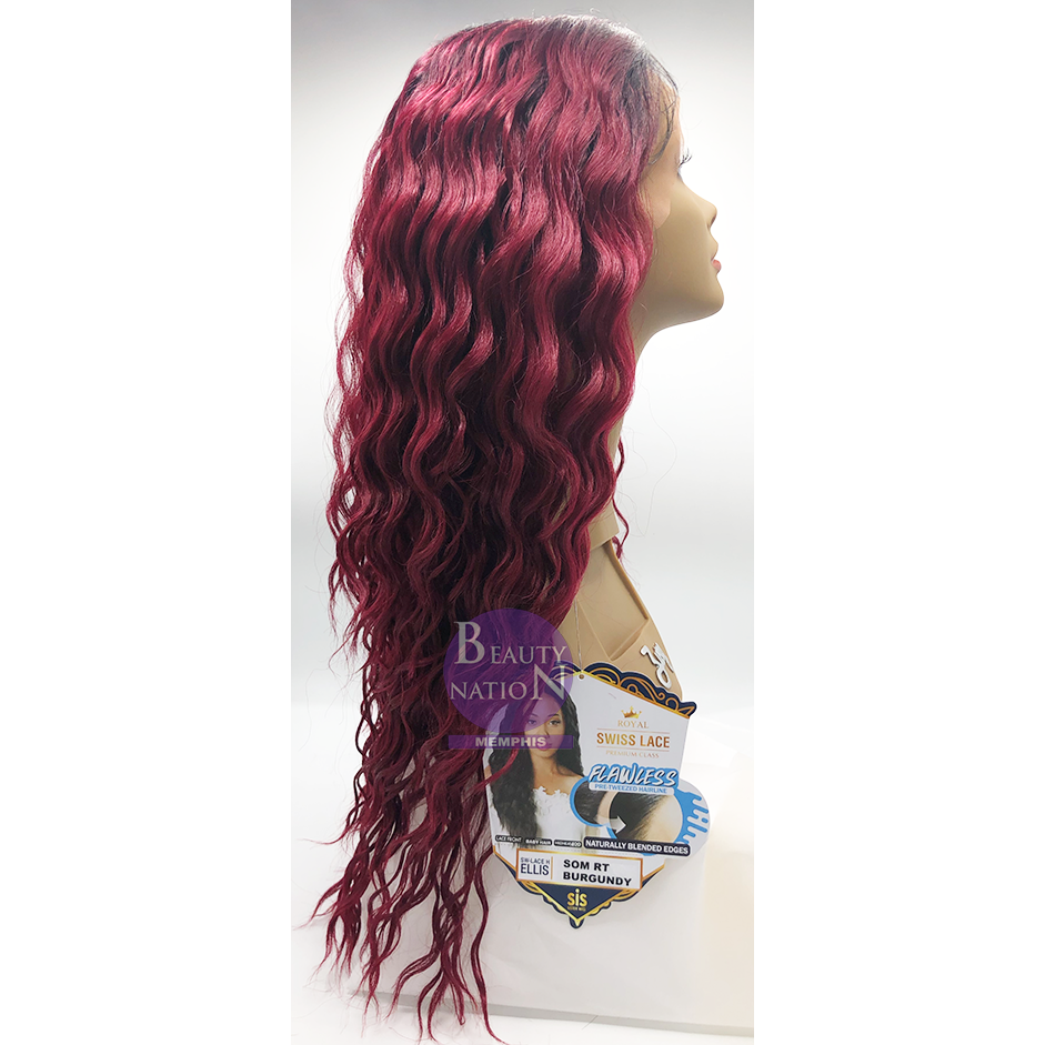  Zury Sis Synthetic Hair Lace Front Wig Flawless Pre Tweezed Hair Line SW-Lace H Ellis