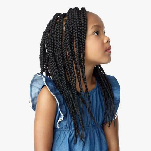  Sensationnel Crochet Braids African Collection 3X Ruwa Pre-Stretched Braid 12" (Kids)