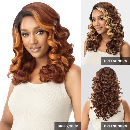  Outre HD Lace Front Wig SleekLay Deep C Lace Part - Emeralda