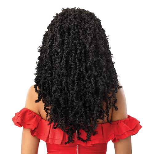  Outre Braided Lace Front Wig X-Pression Twisted Up 4X4 Butterfly Bomb Twist 24"