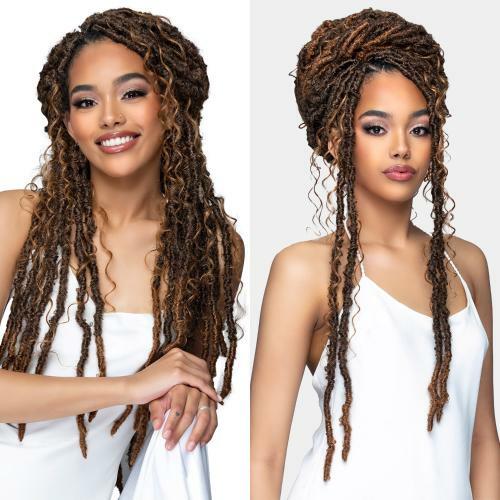  Bobbi Boss Human Hair Blend Crochet Braids HBF001 HF Deep Curl Boho 26"