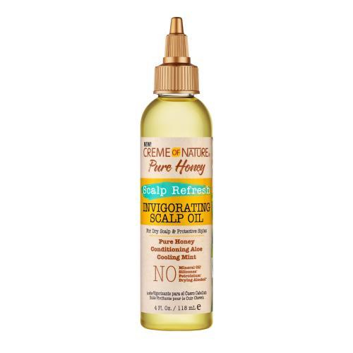  Creme Of Nature Pure Honey Scalp Refresh Invigorating Scalp Oil 4oz/ 118ml