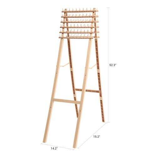  Versatile Self-Standing Braiding Hair Rack 120 Spool