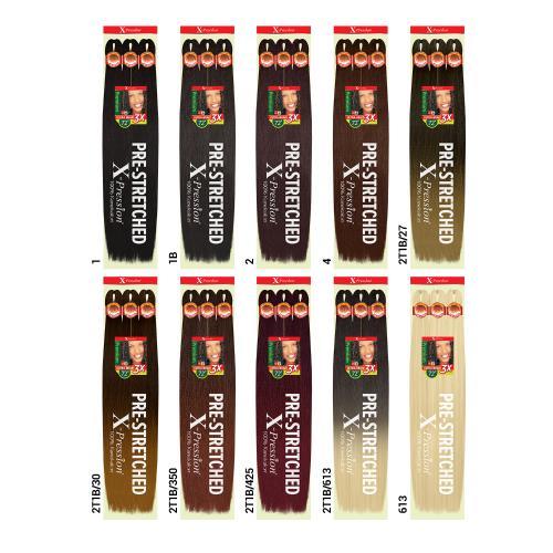  Outre Braids X-Pression Kanekalon 3X Pre Stretched Ultra Braid 72"