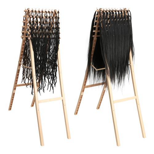  Versatile Self-Standing Braiding Hair Rack 120 Spool