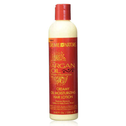  Creme Of Nature Argan Oil Creamy Oil Moisturizing Hair Lotion, 8.45 Oz.