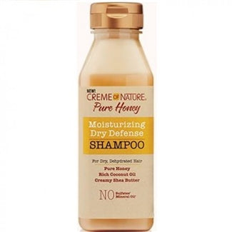  Creme Of Nature Pure Honey Moisturizing Dry Defense Shampoo 12oz