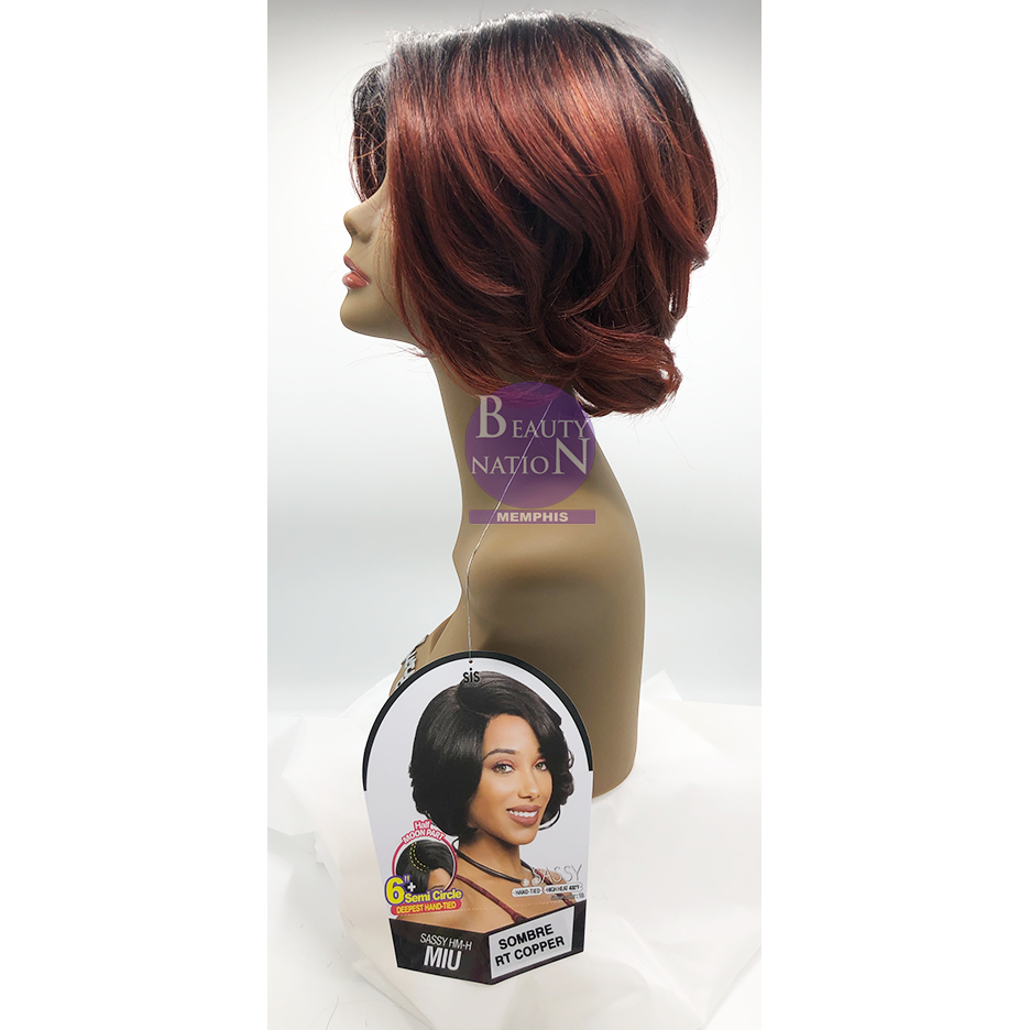  Zury Sis Sassy Synthetic Hair Wig - SASSY HM H MIU (6 Inch Half Moon Part)