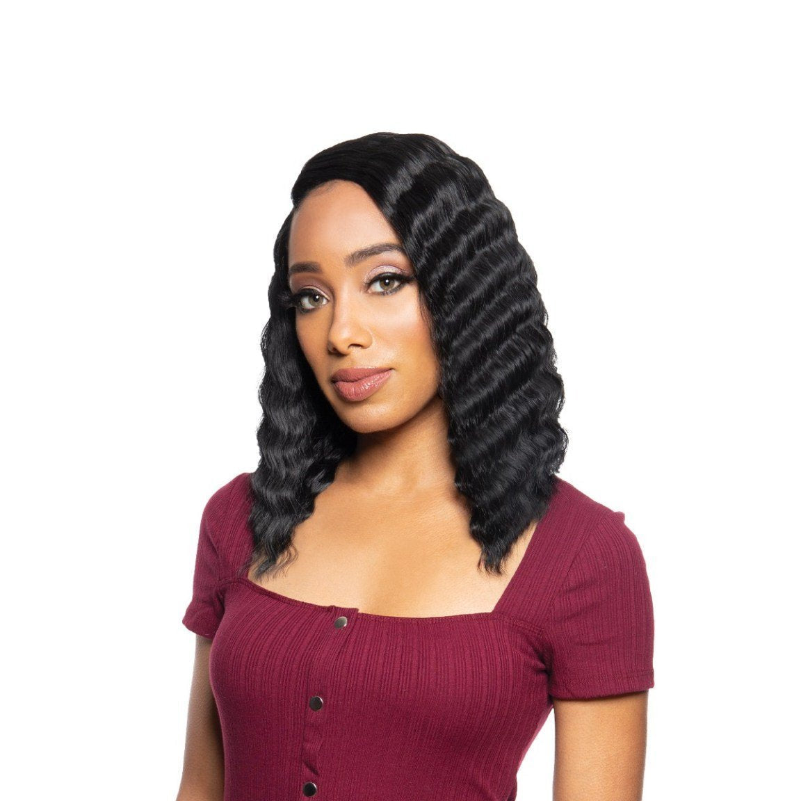  Zury Sis Beyond Synthetic Hair Lace Front Wig - BYD LACE H CRIMP 12"