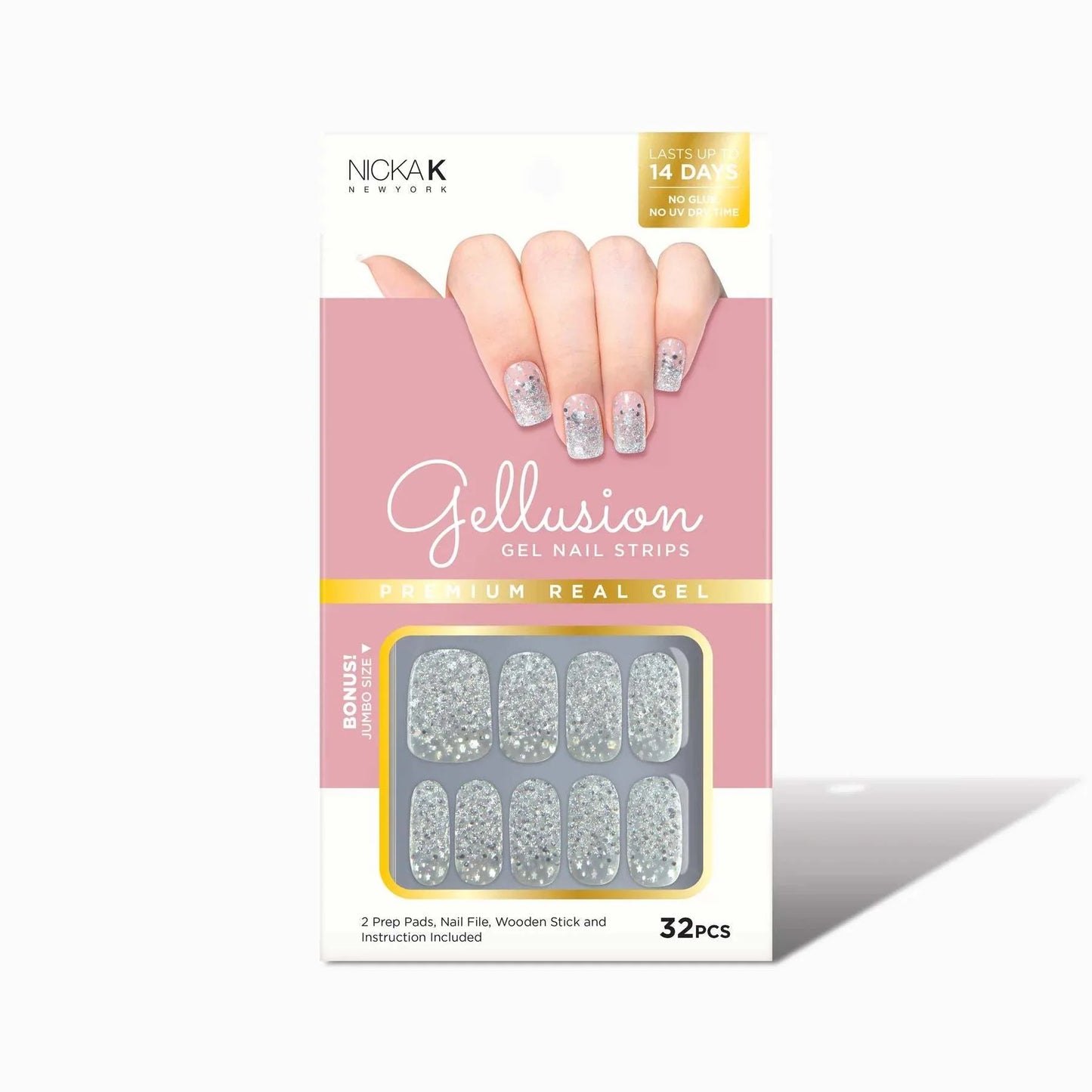  GELLUSION GEL NAIL STRIPS #NSG002