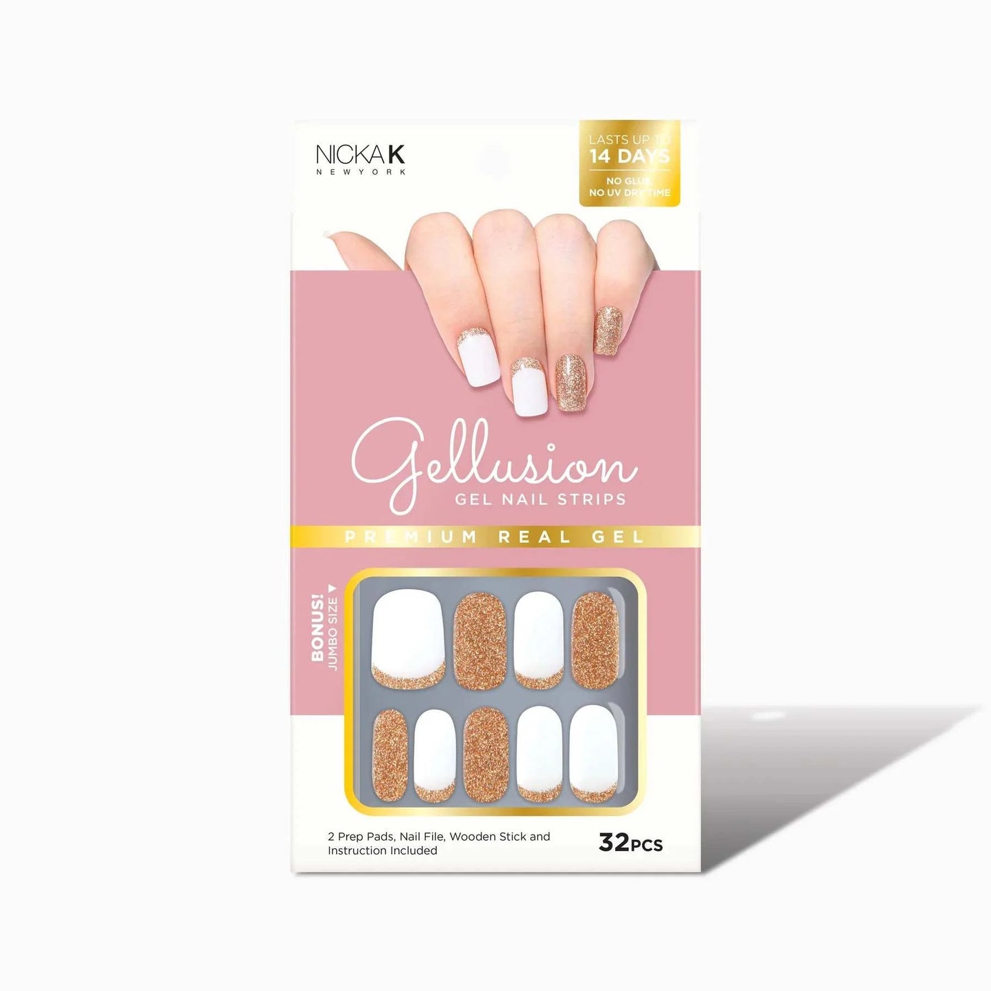  GELLUSION GEL NAIL STRIPS #NSG004