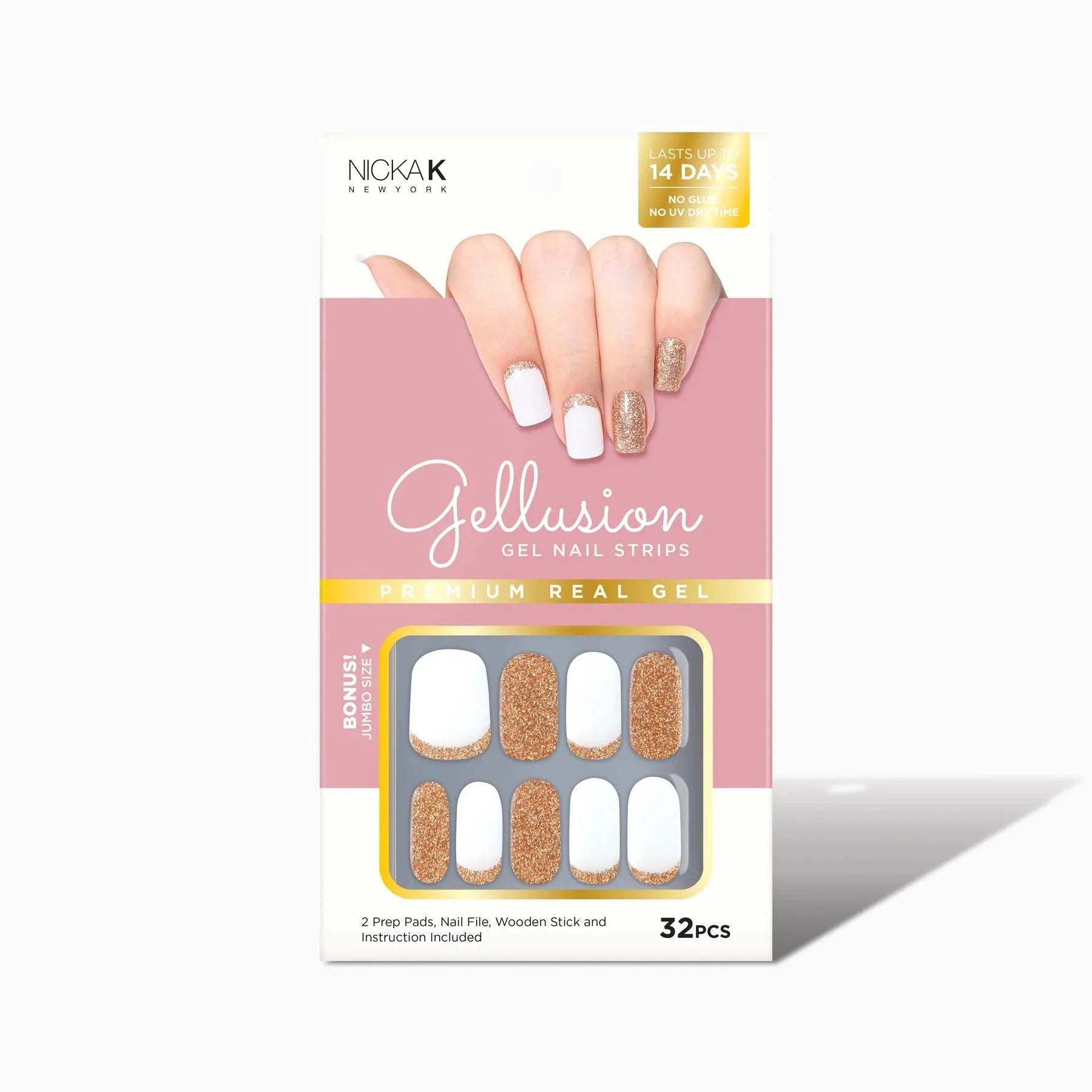  GELLUSION GEL NAIL STRIPS #NSG004