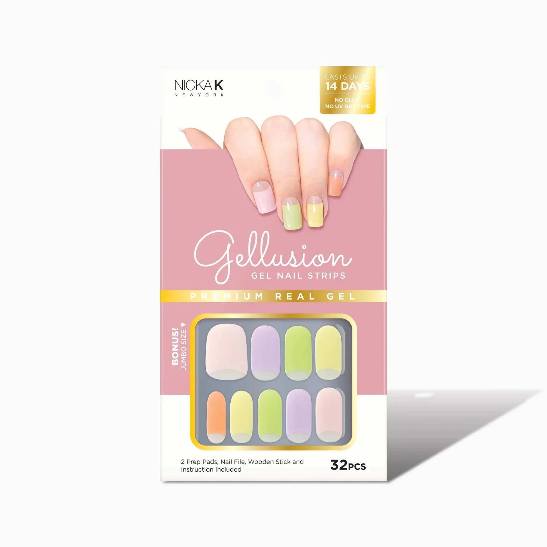  GELLUSION GEL NAIL STRIPS #NSG009