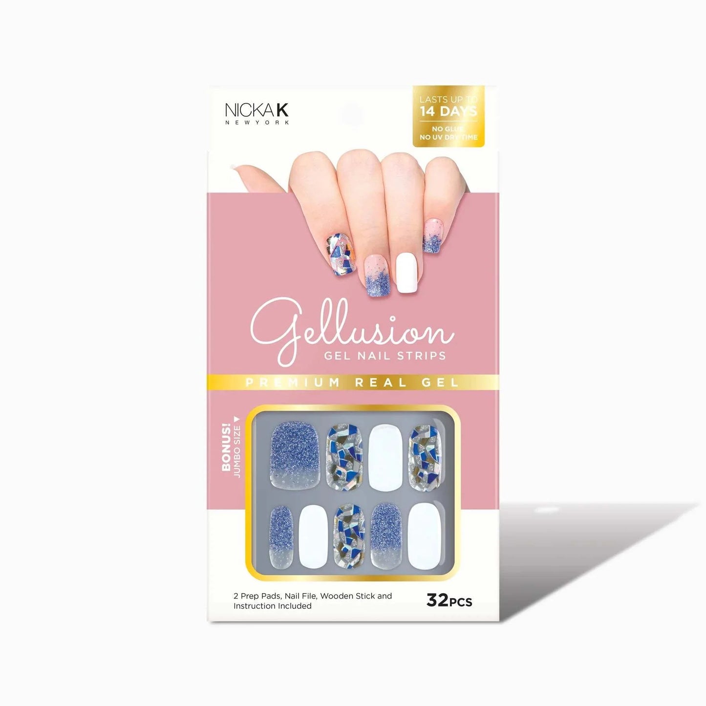  GELLUSION GEL NAIL STRIPS #NSG012
