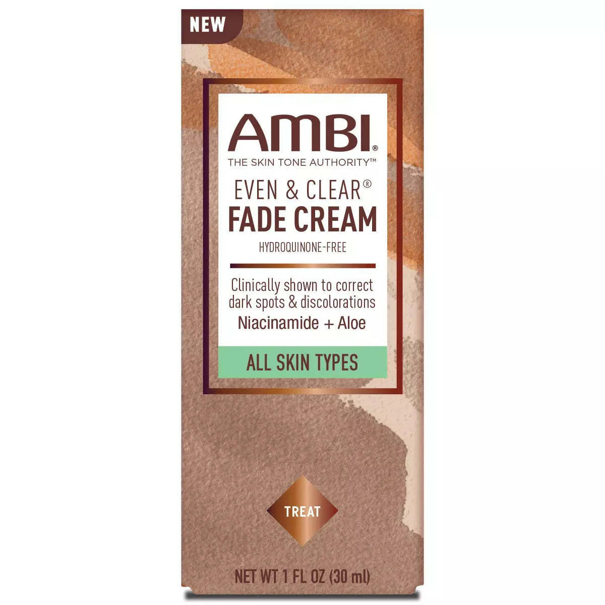  AMBI Even & Clear Fade Cream All Skin Types - 1 Fl Oz