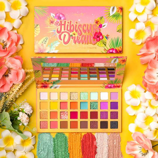  Hibiscus Dream - Pressed Pigment Palette