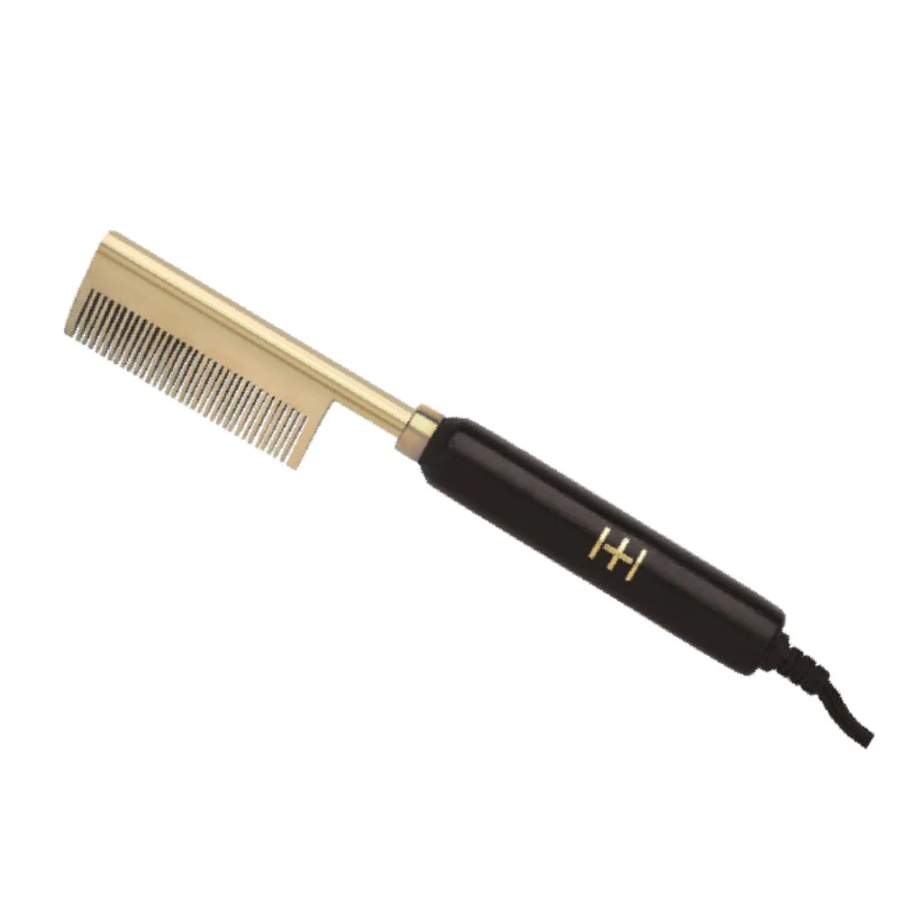  Hot & Hotter Electric Straightening Hot Comb Medium Wide Teeth #5534