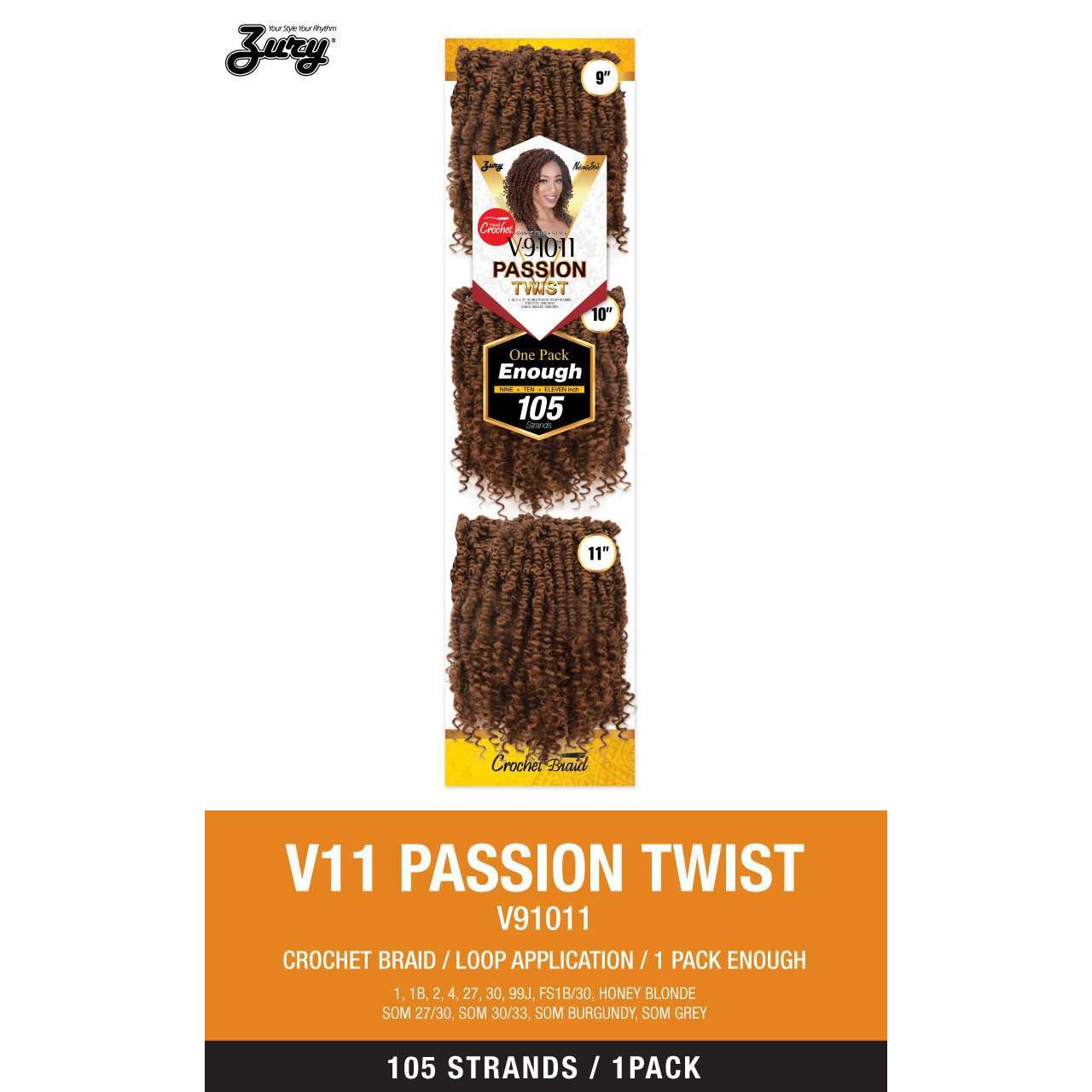  V11 Passion Twist One Pack Enough By Zury Hollywood