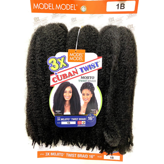  Model Model 3X Cuban Twist Braid 16"