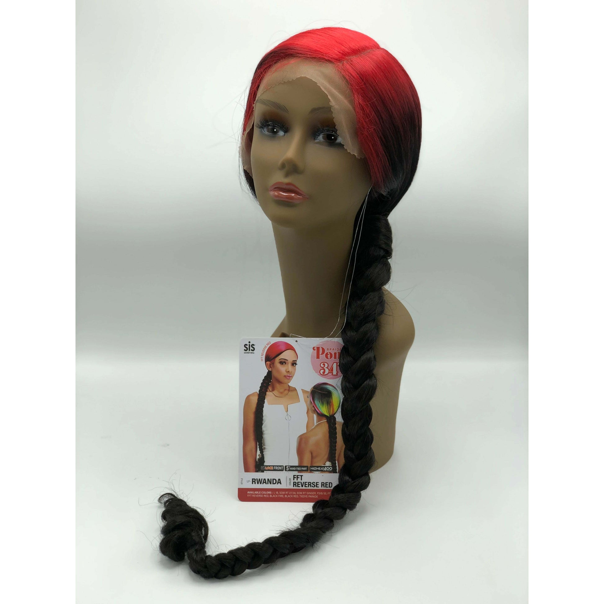  Zury Sis Braided Pony 34" HD Lace Front Wig - LF-RWANDA