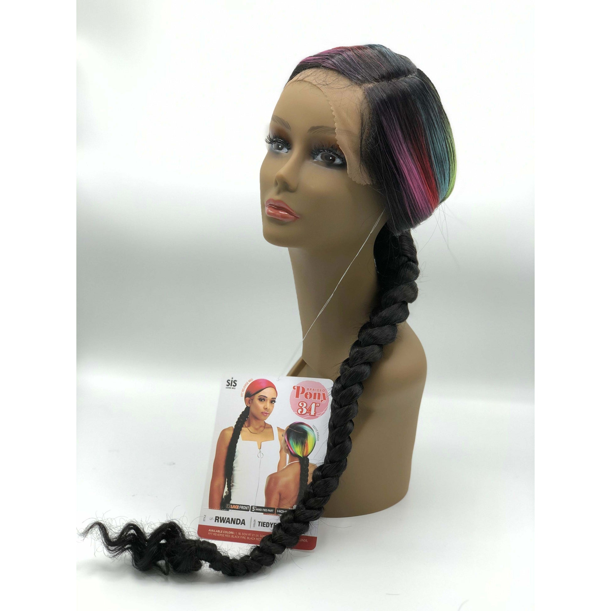  Zury Sis Braided Pony 34" HD Lace Front Wig - LF-RWANDA