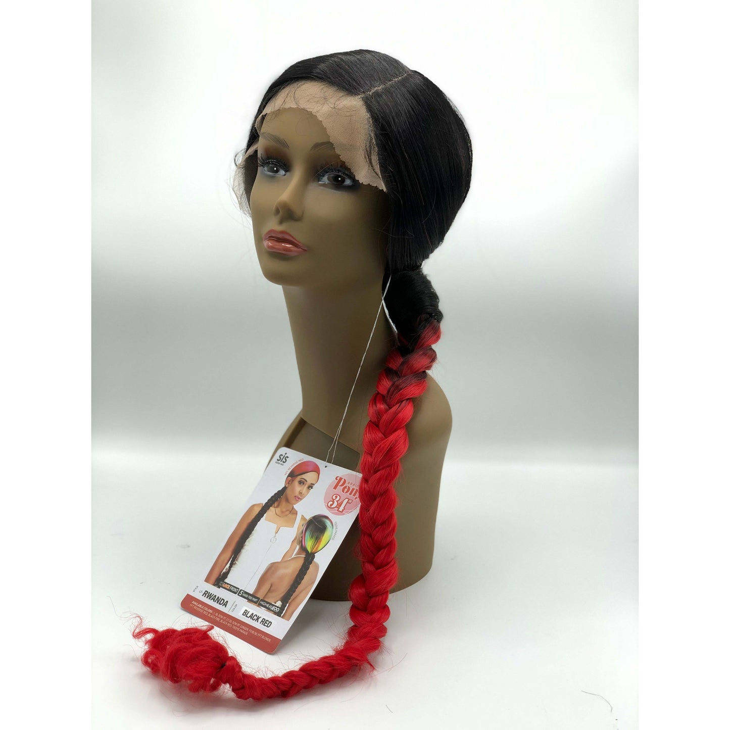  Zury Sis Braided Pony 34" HD Lace Front Wig - LF-RWANDA