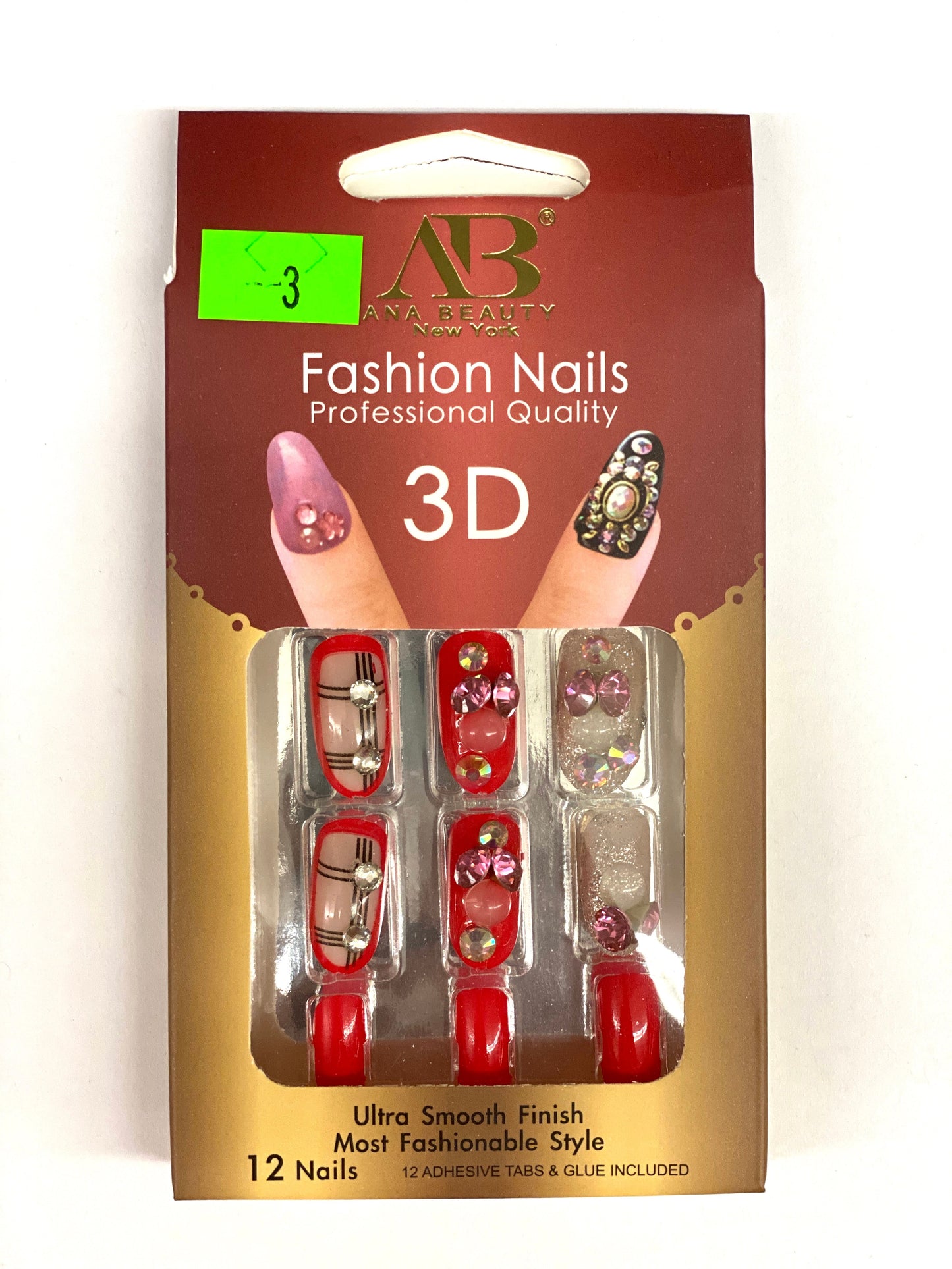  Ana Beauty Fashion Nails 3D - B3