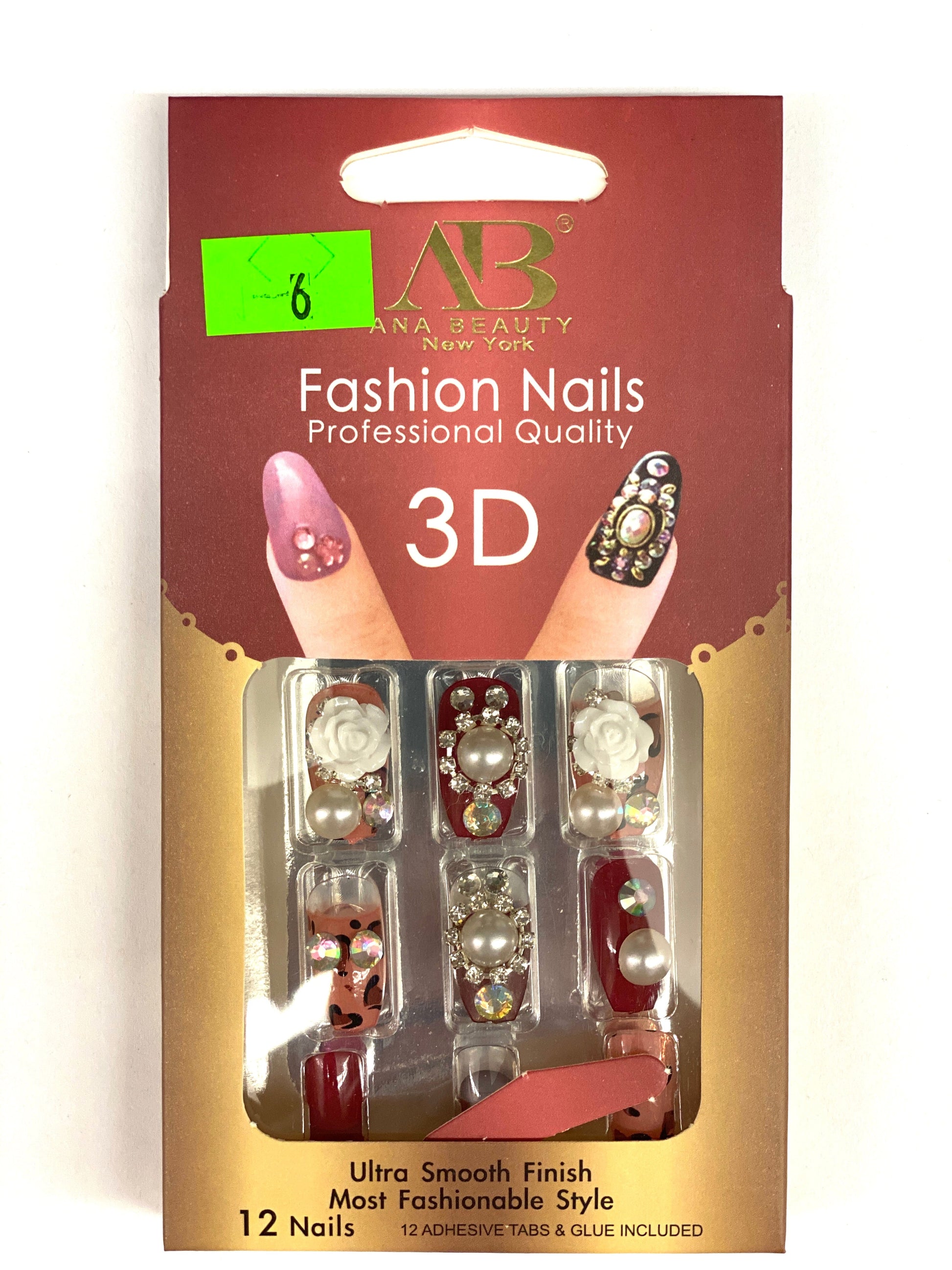  Ana Beauty Fashion Nails 3D - B6