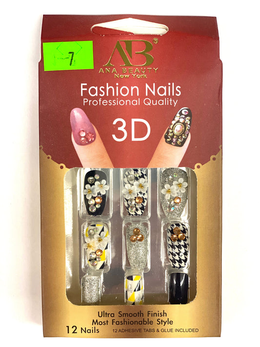  Ana Beauty Fashion Nails 3D - B7