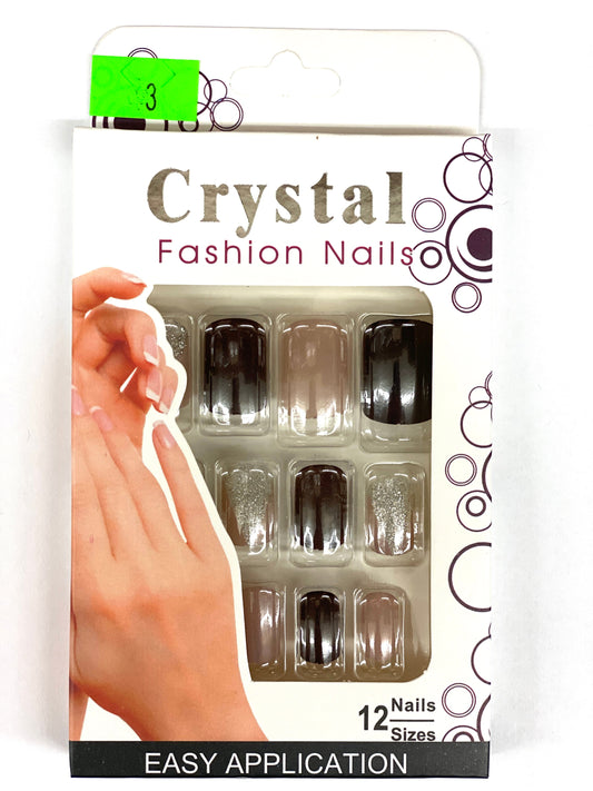 Crystal Fashion Nails - D3