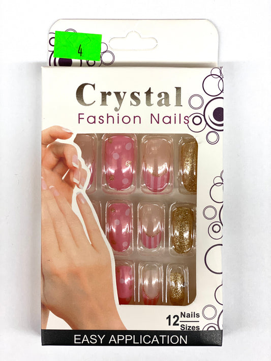  Crystal Fashion Nails - D4