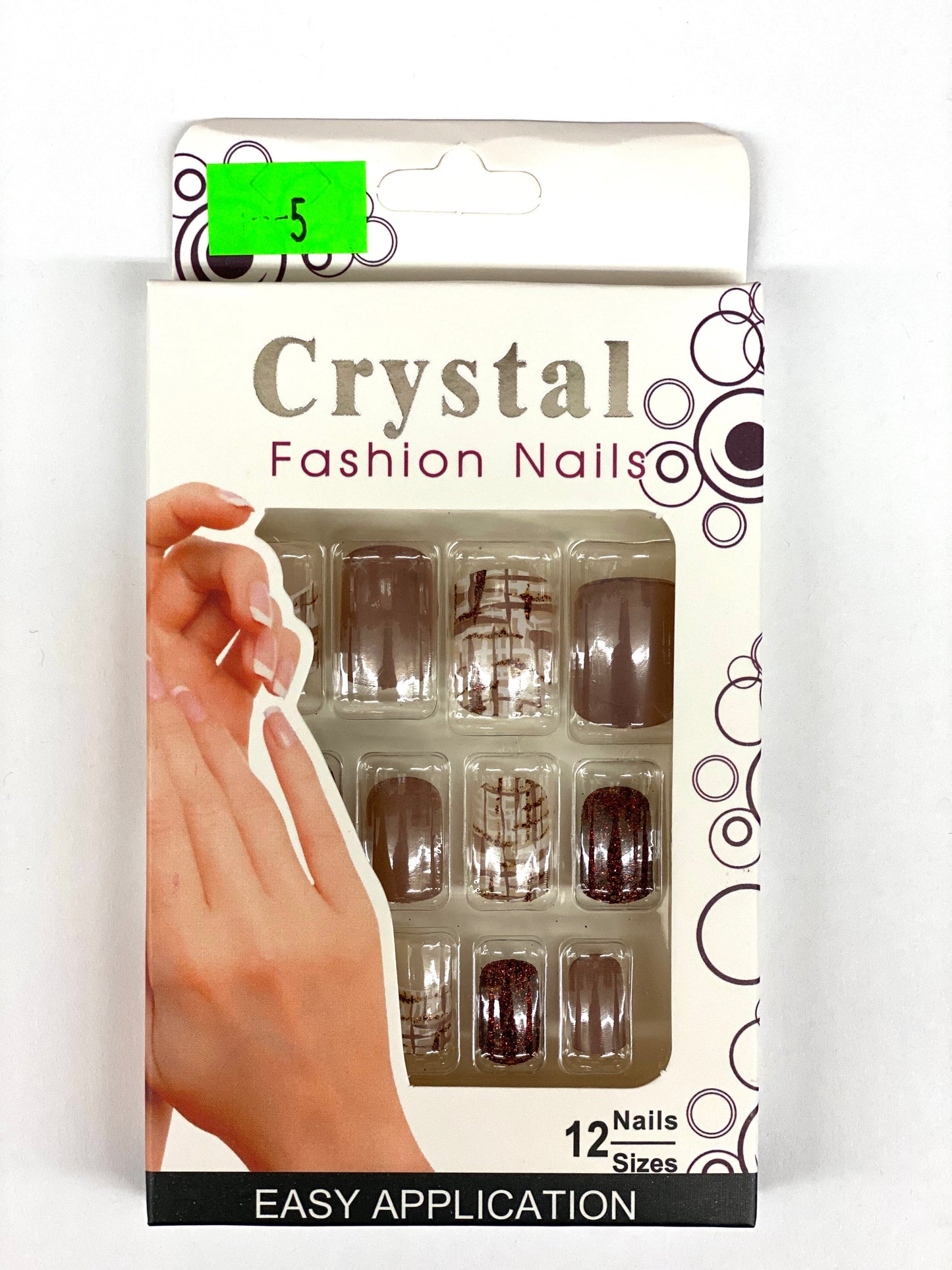  Crystal Fashion Nails - D5